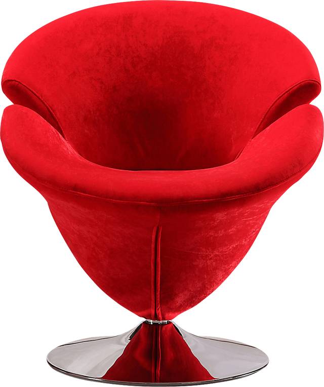 Rienders Red Accent Chair - Thumbnail - Image 3