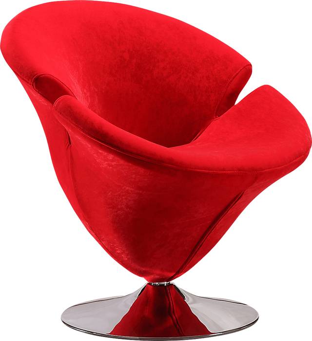 Rienders Red Accent Chair - Thumbnail - Image 1