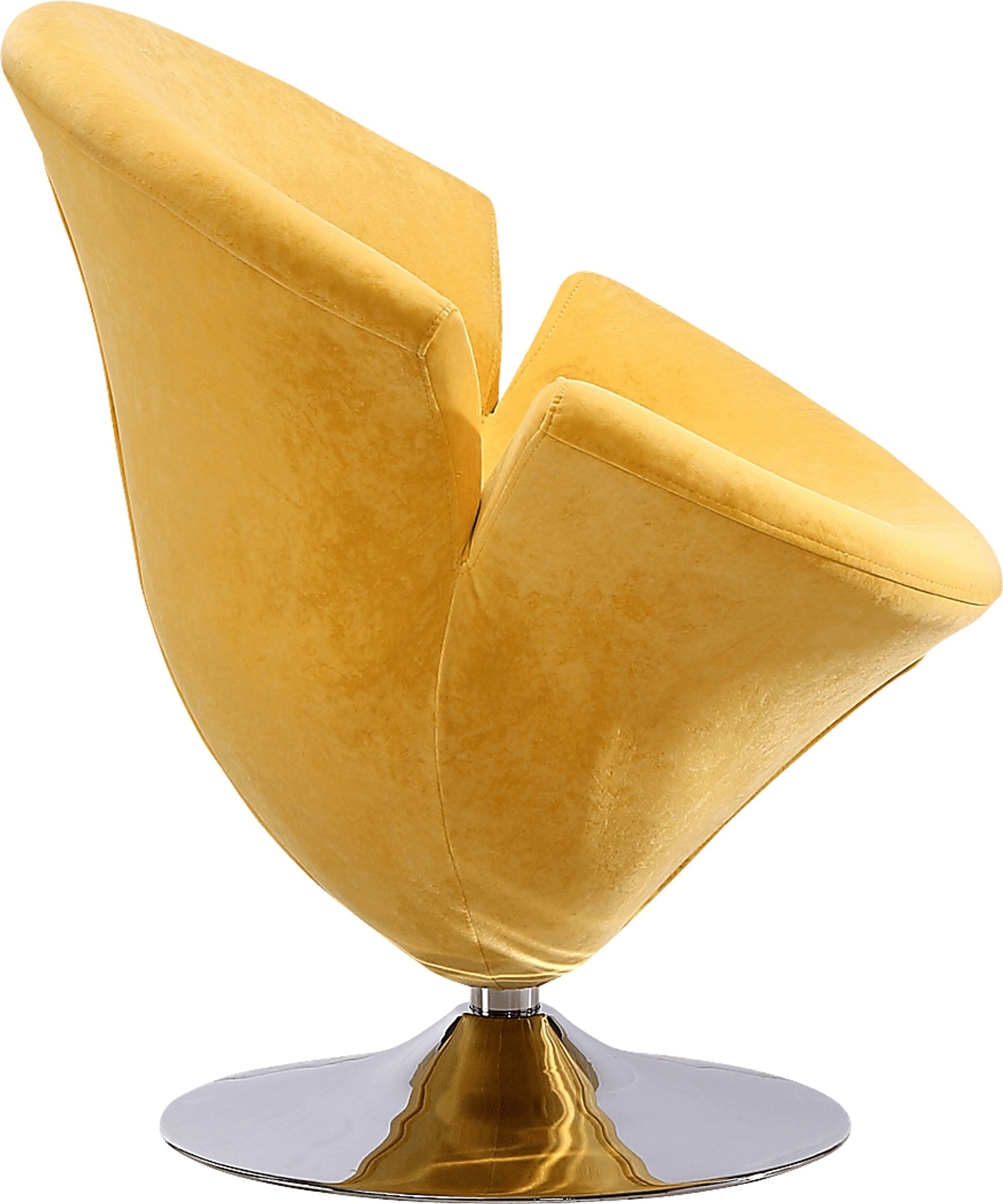 Rienders Yellow Accent Chair - Image 3