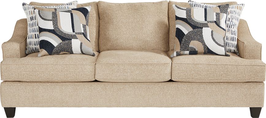Riley Beige Gel Foam Sleeper Sofa