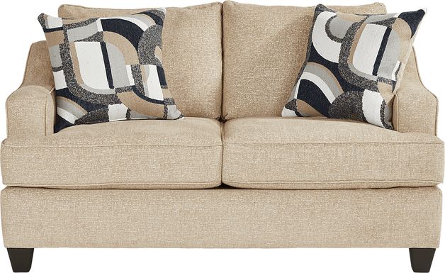 Riley Beige Loveseat