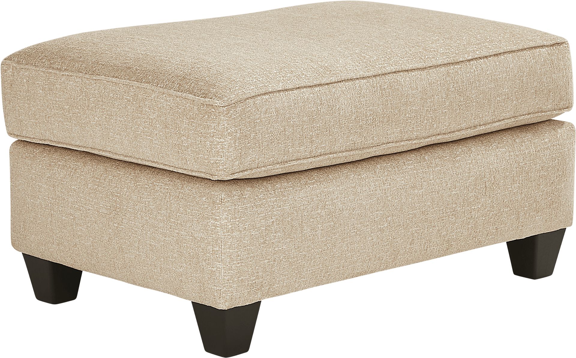 Riley Beige Ottoman - Image 2