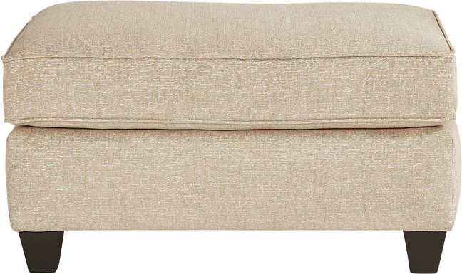 Riley Beige Ottoman
