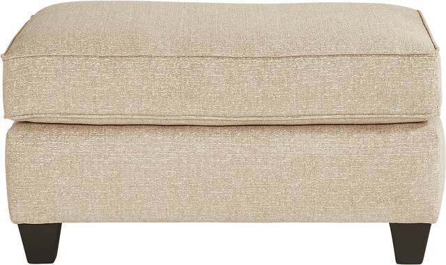 Riley Beige Ottoman - Thumbnail - Image 1