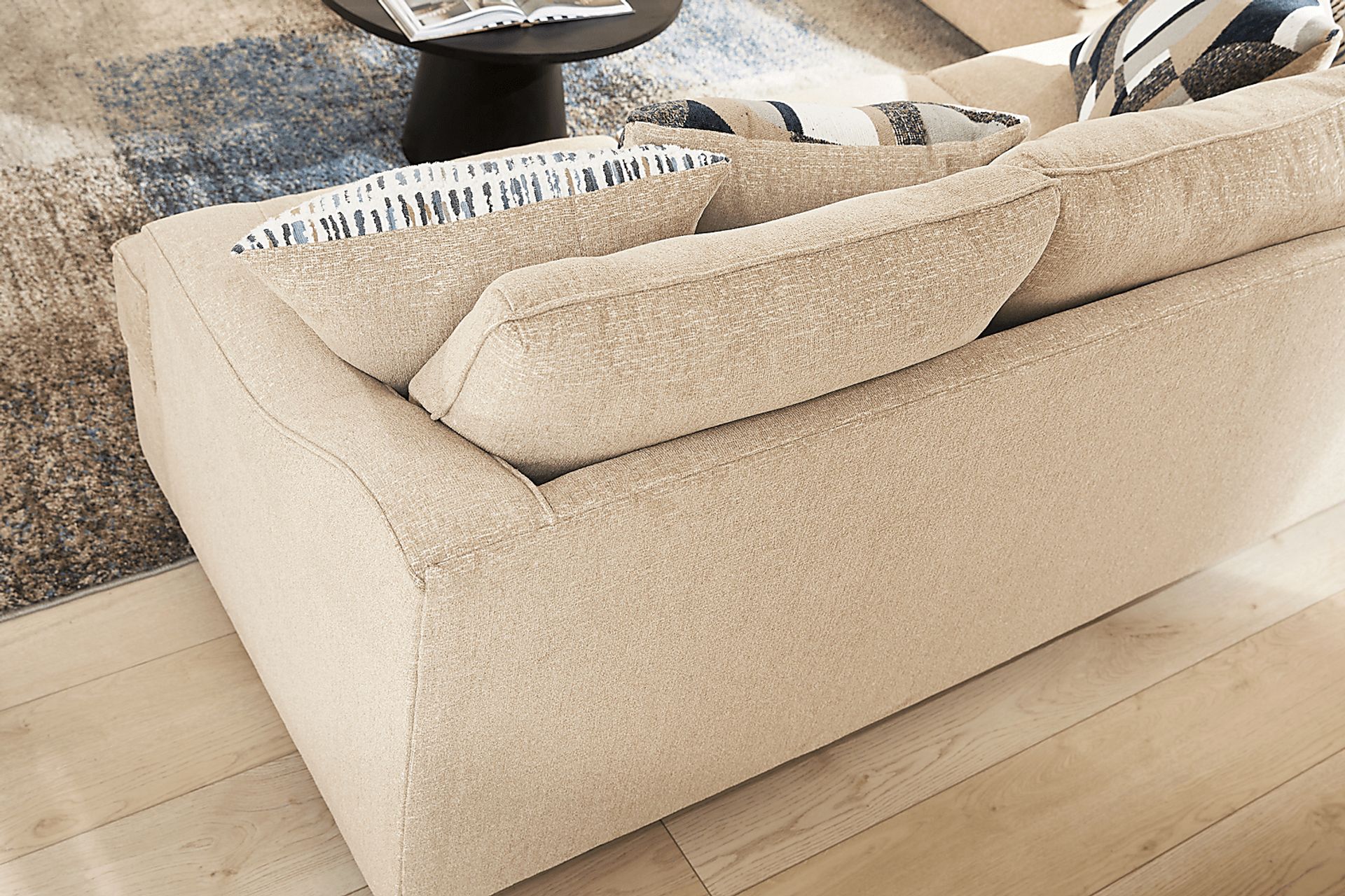 Riley Beige Sleeper Sofa - Image 4