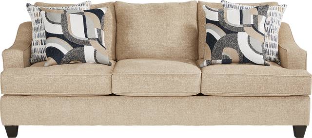 Riley Beige Sleeper Sofa - Thumbnail - Image 1