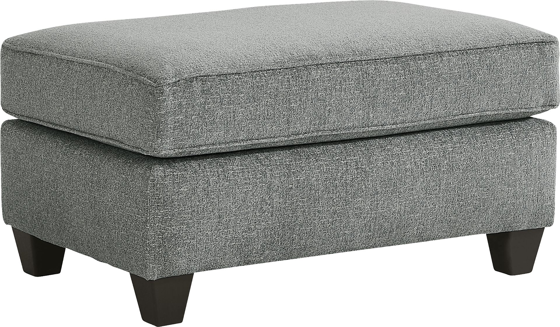 Riley Blue Ottoman - Image 2