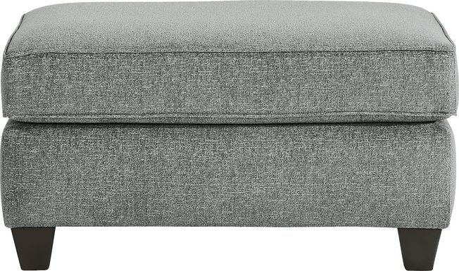 Riley Blue Ottoman