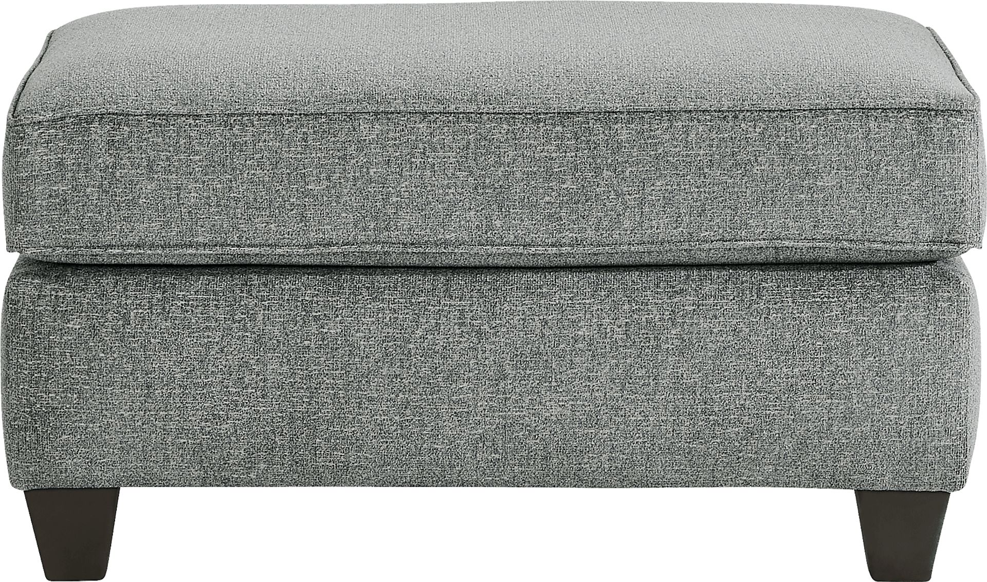 Riley Blue Ottoman - Image 1