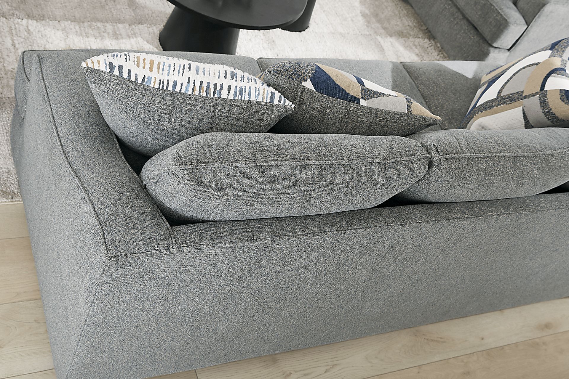 Riley Blue Sleeper Sofa - Image 5