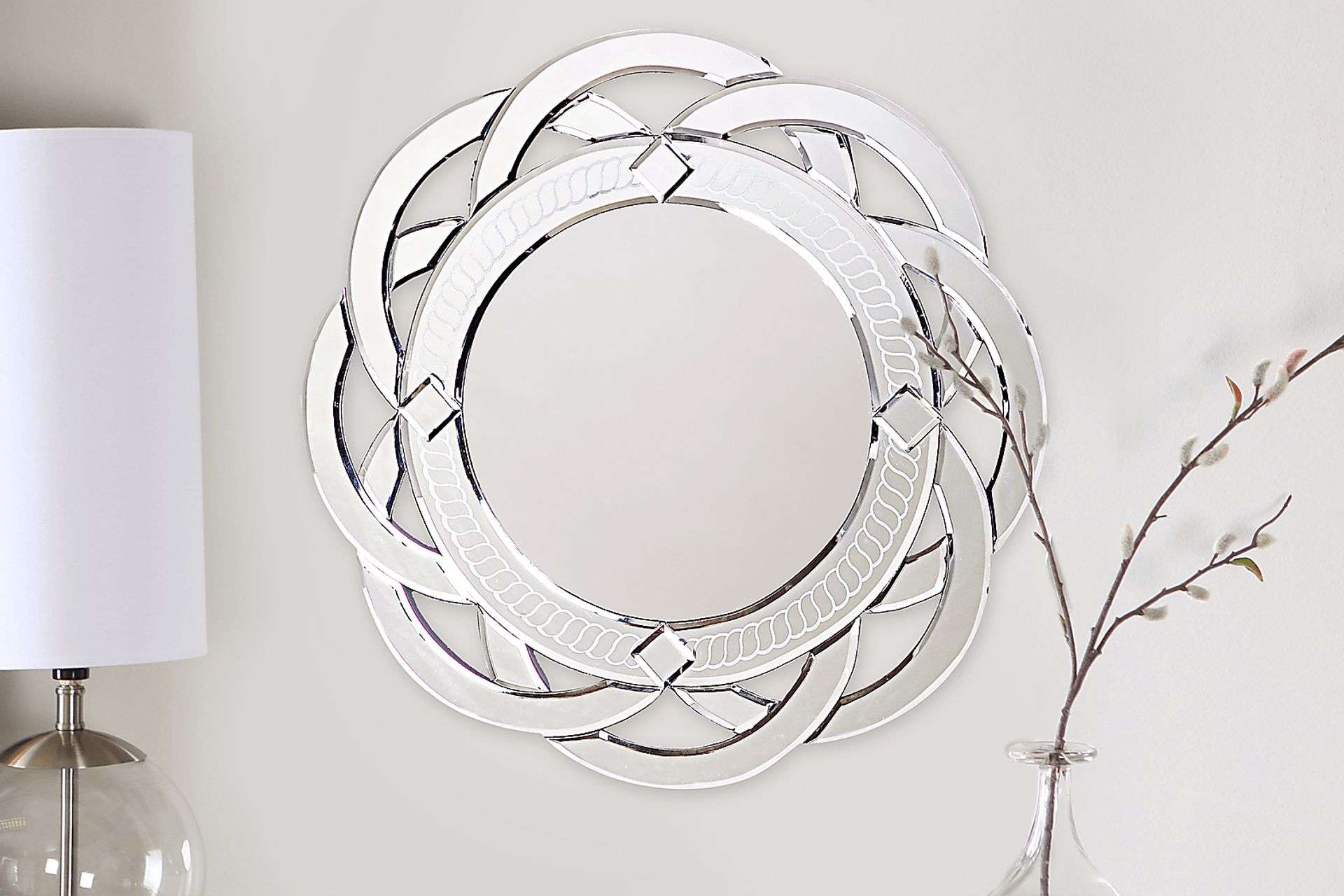 Rillette Silver Mirror - Image 3