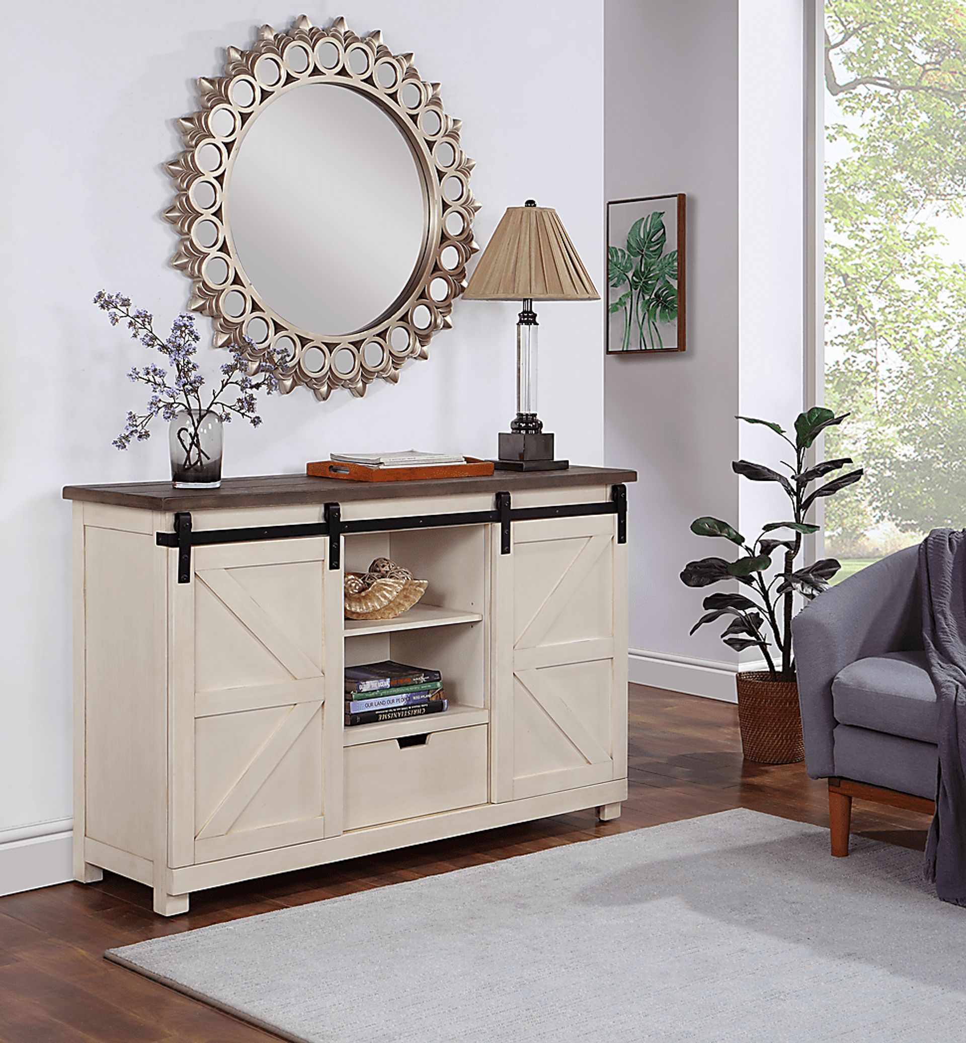 Rilman Cream Credenza - Image 6