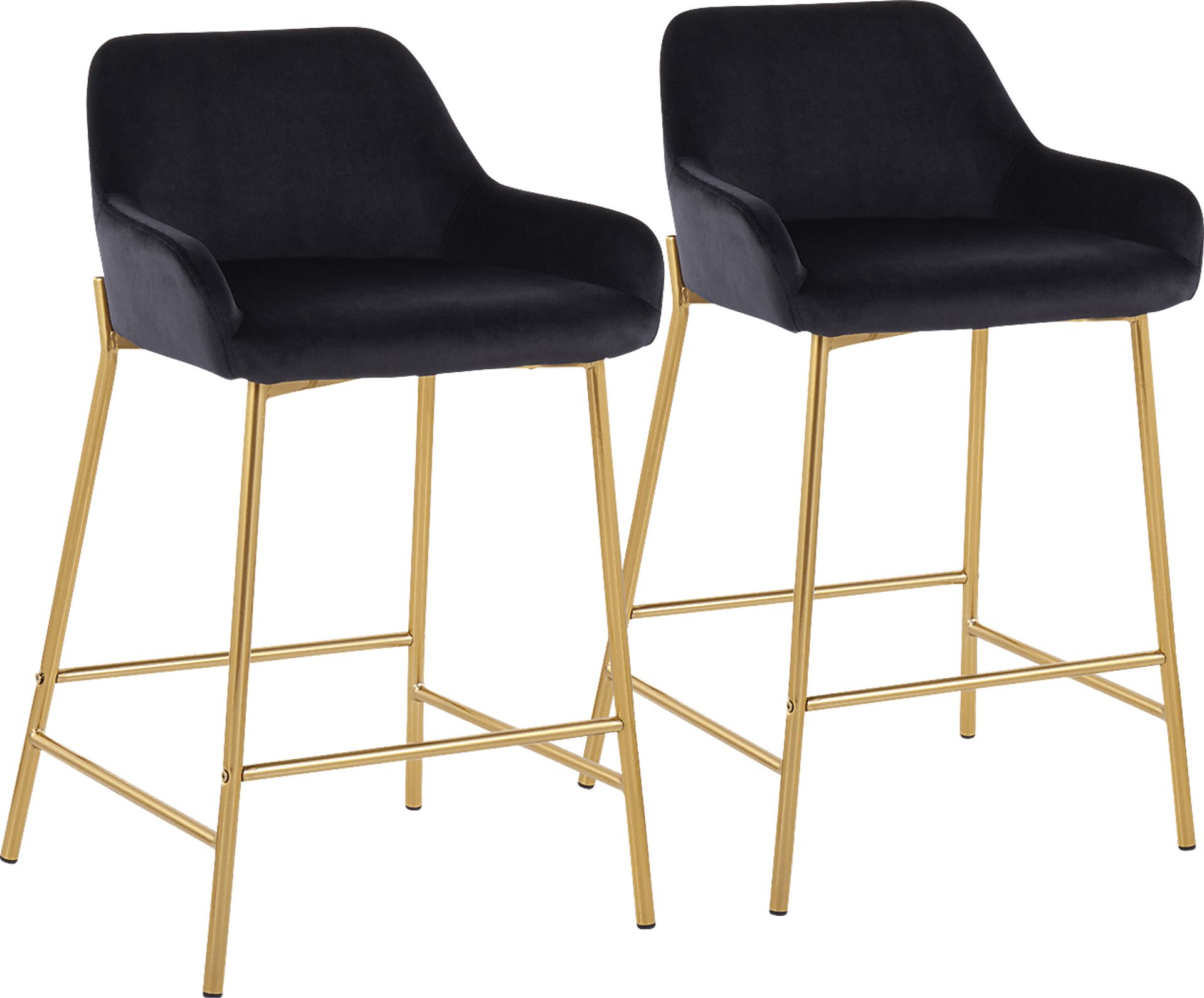Rimcrest Black Counter Height Stool Set of 2 - Image 1