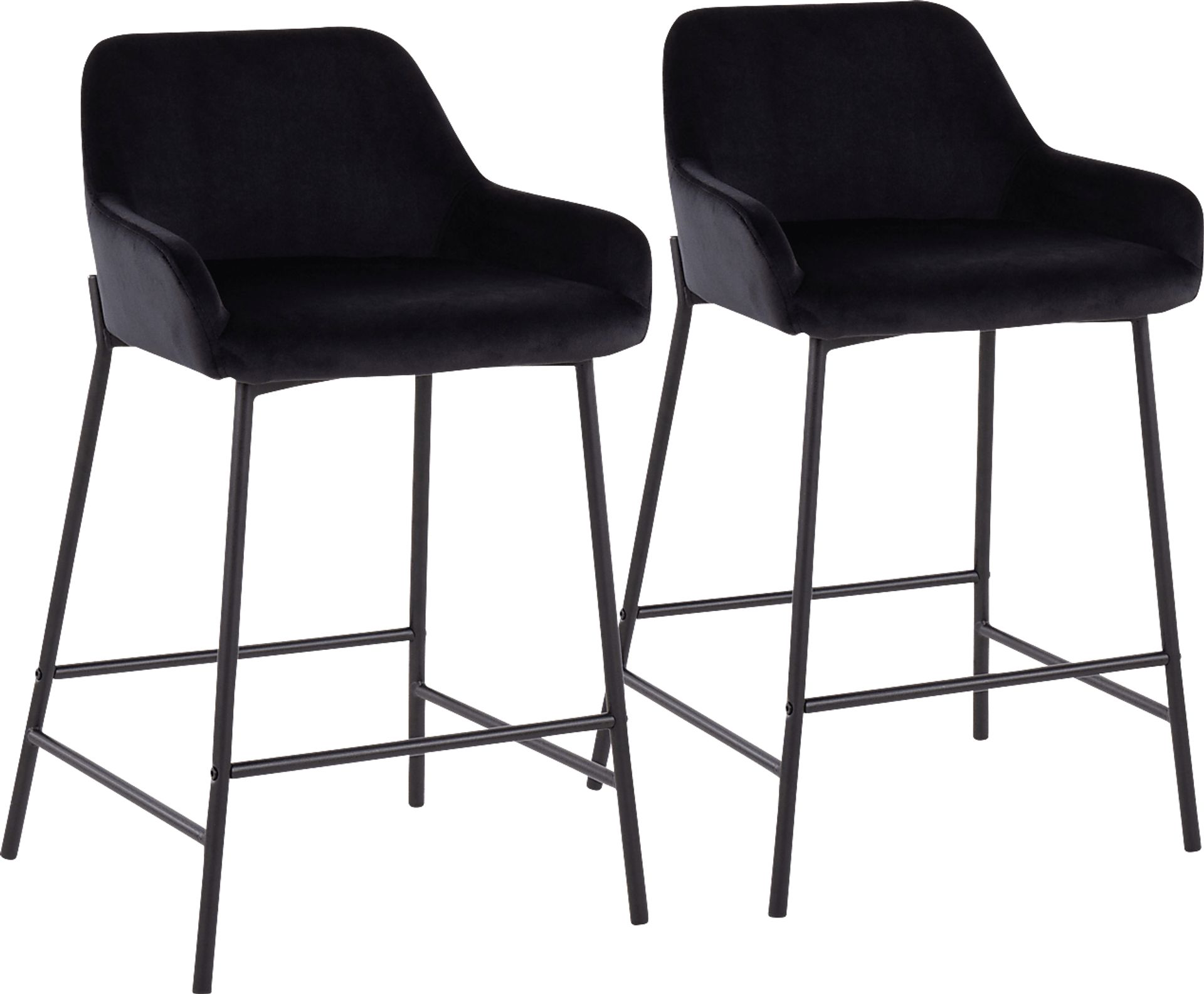 Rimcrest II Black Counter Height Stool Set of 2 - Image 1