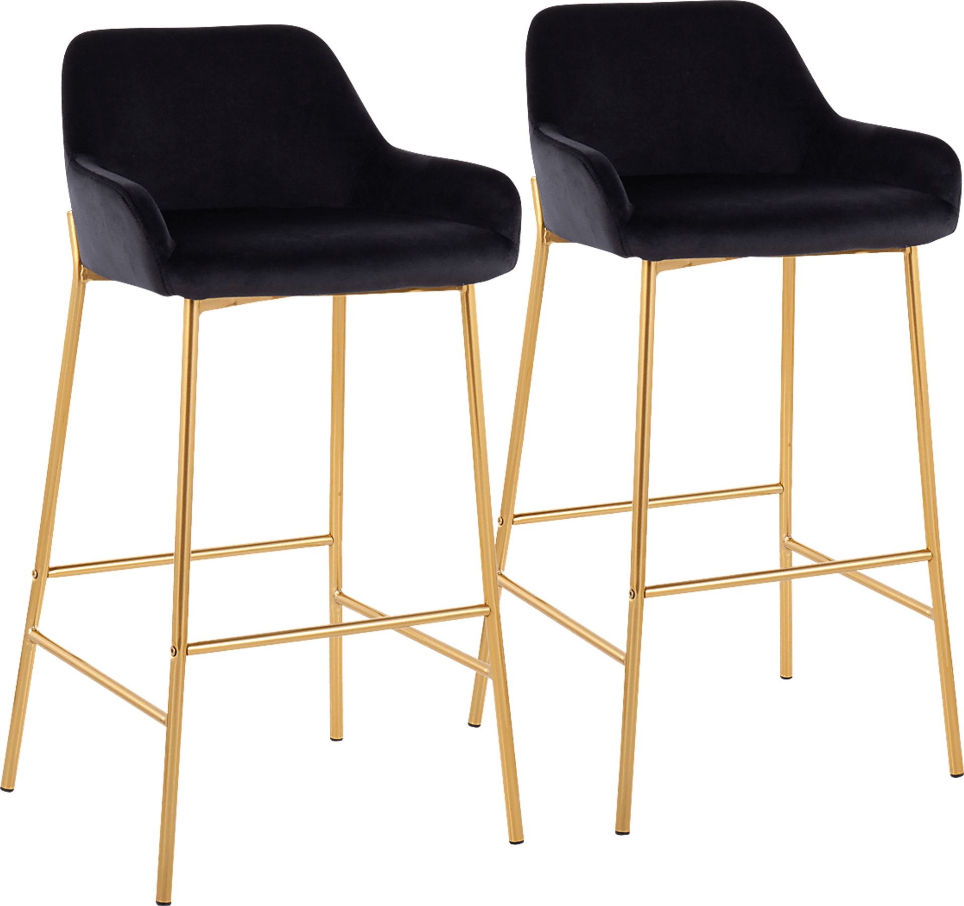 Rimcrest I Black Barstool Set of 2 - Image 1