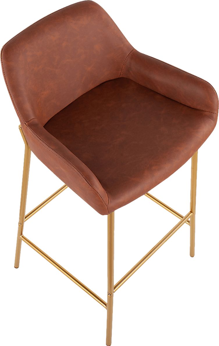 Rimcrest I Camel Barstool Set of 2
