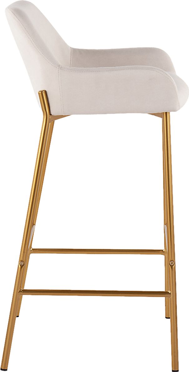 Rimcrest I Cream Barstool Set of 2
