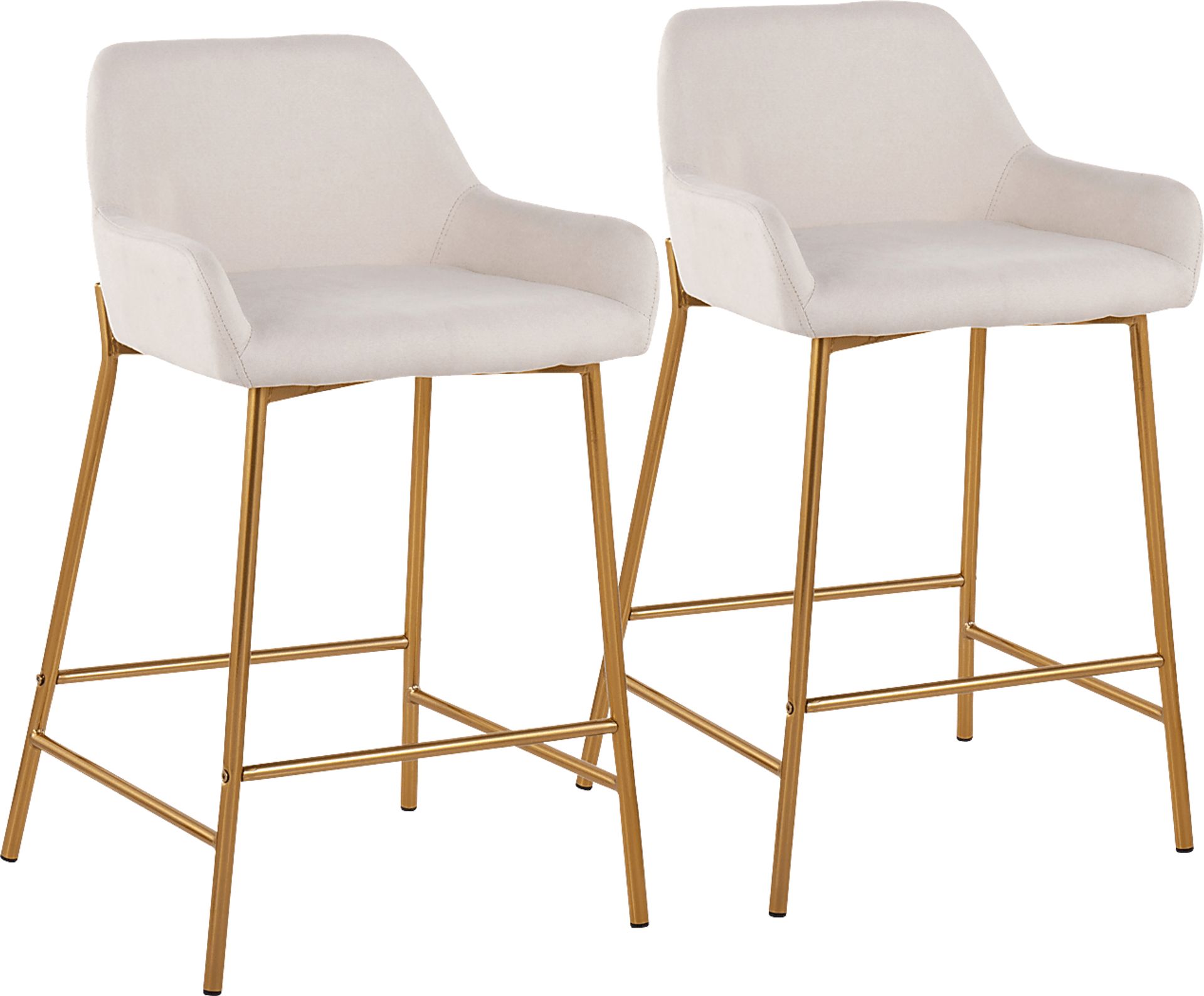 Rimcrest I Cream Counter Height Stool Set of 2 - Image 1