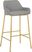 Rimcrest I Gray Barstool Set of 2