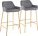 Rimcrest I Gray Barstool Set of 2
