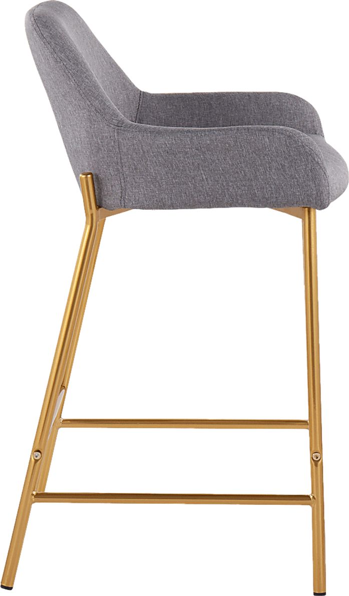 Rimcrest I Gray Counter Height Stool Set of 2
