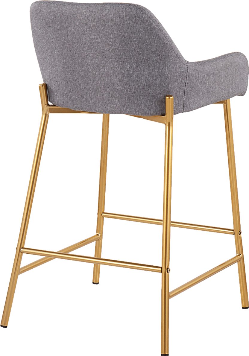 Rimcrest I Gray Counter Height Stool Set of 2