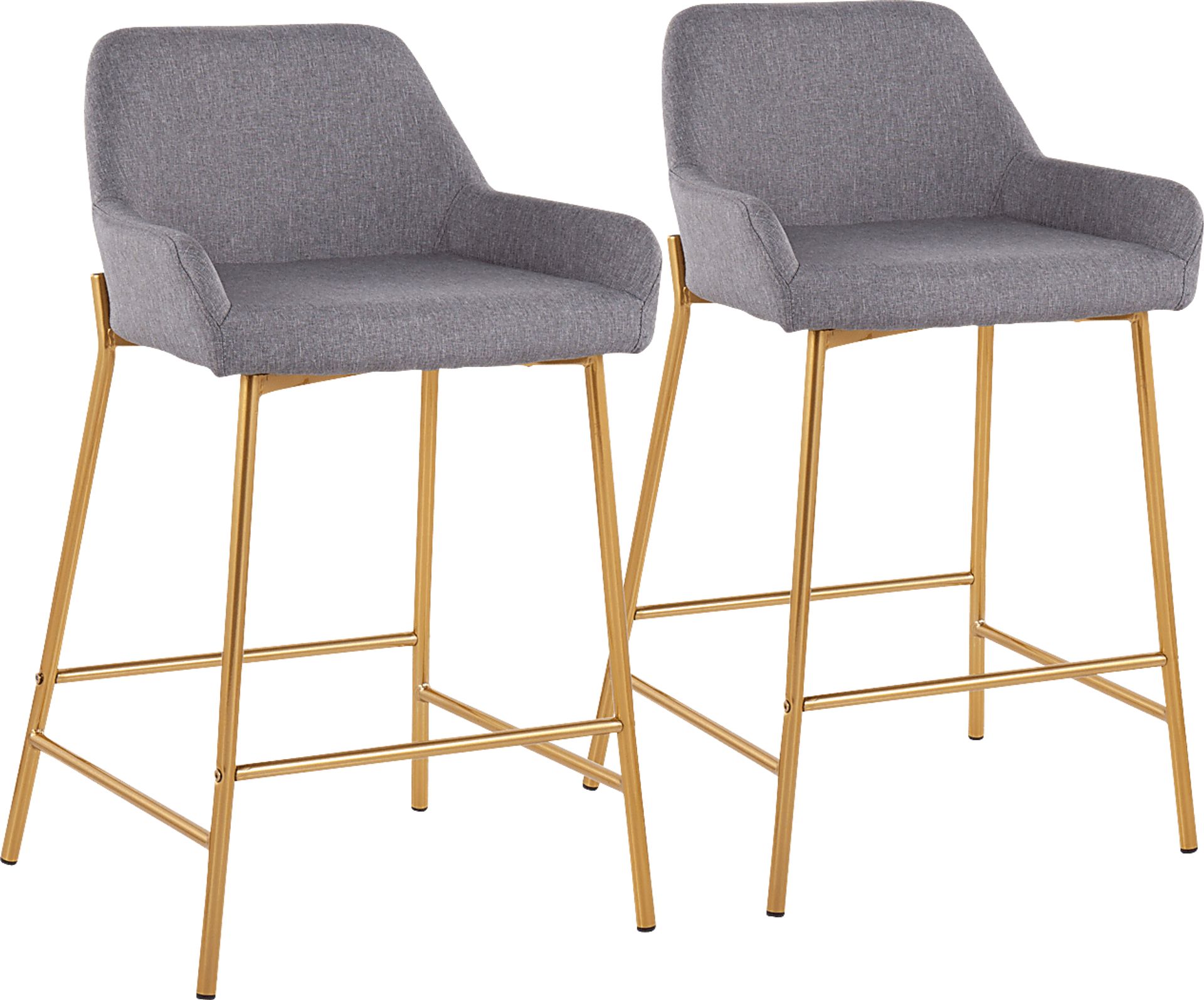 Rimcrest I Gray Counter Height Stool Set of 2 - Image 1