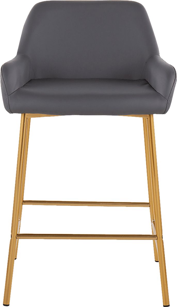 Rimcrest I Gray Counter Height Stool Set of 2