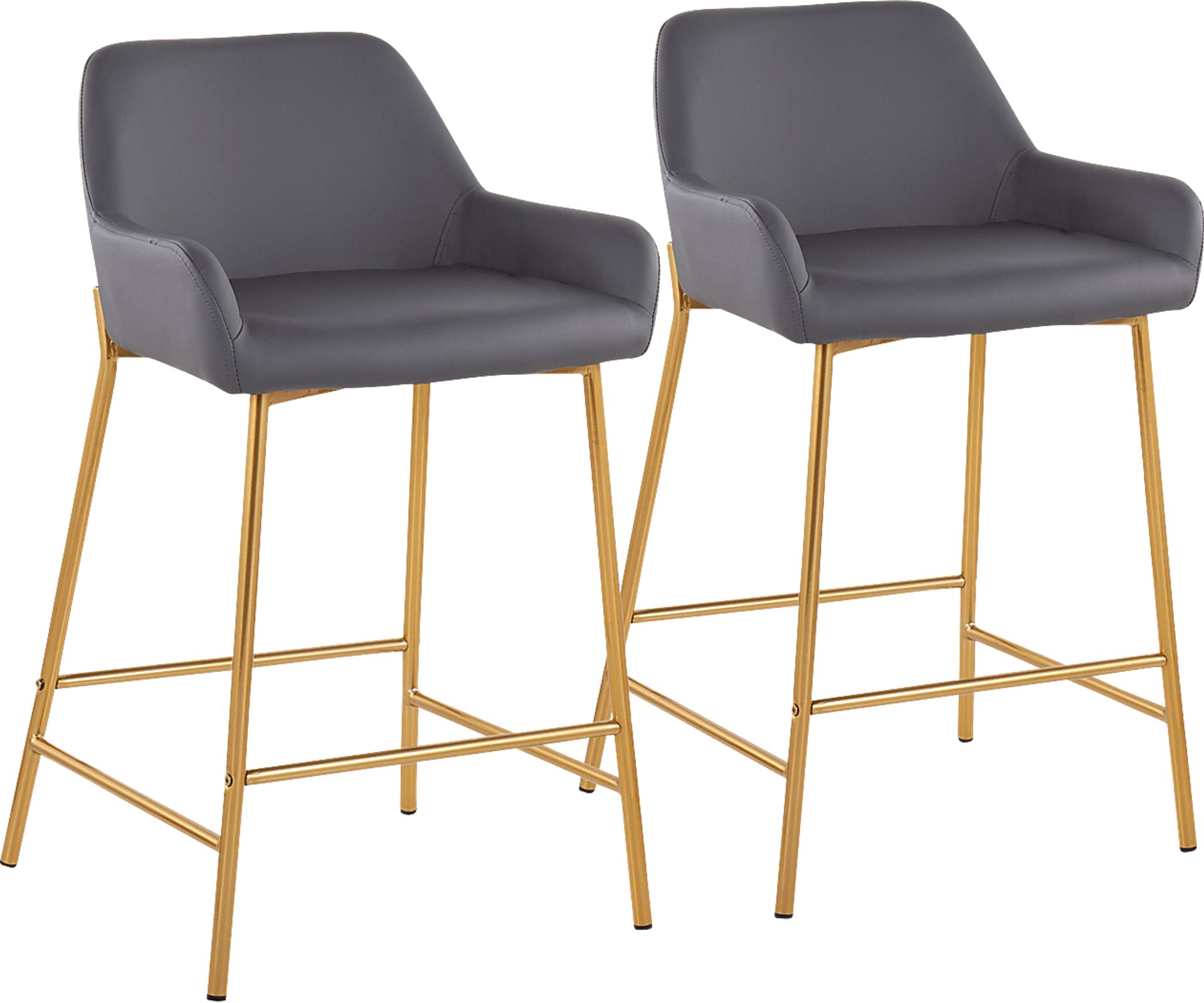 Rimcrest I Gray Counter Height Stool Set of 2 - Image 1