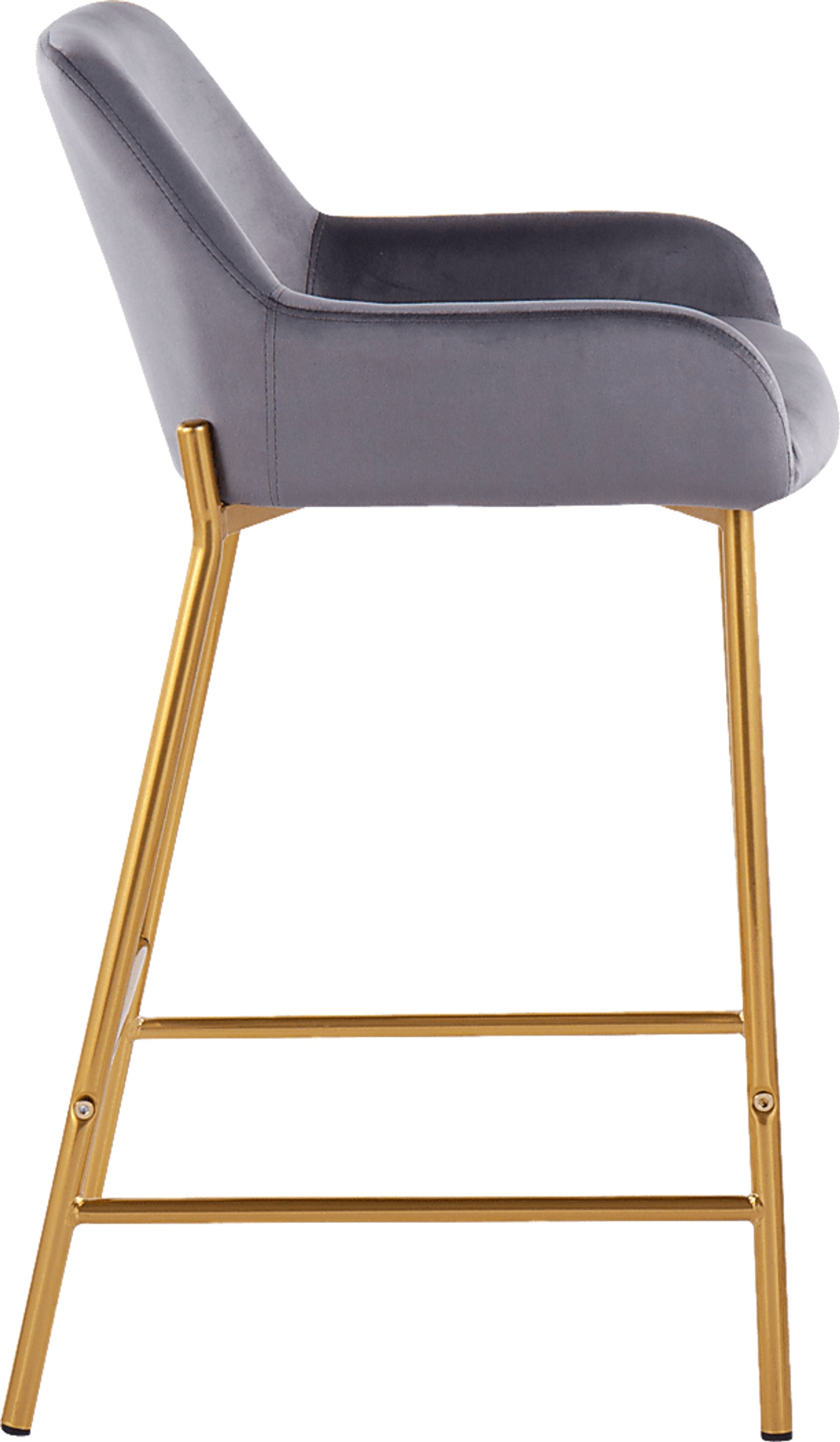 Rimcrest I Silver Counter Height Stool Set of 2 - Image 3