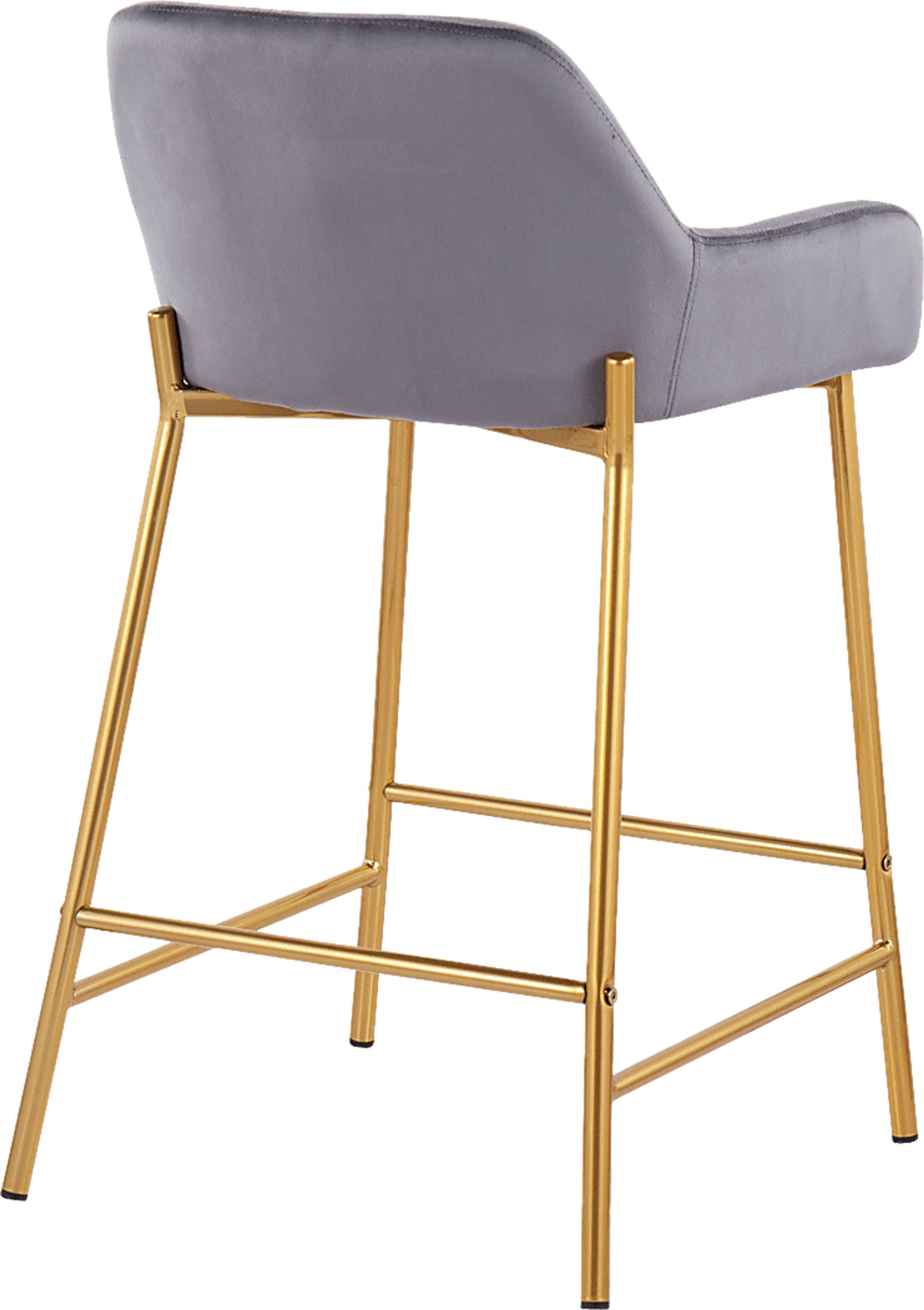 Rimcrest I Silver Counter Height Stool Set of 2 - Image 4