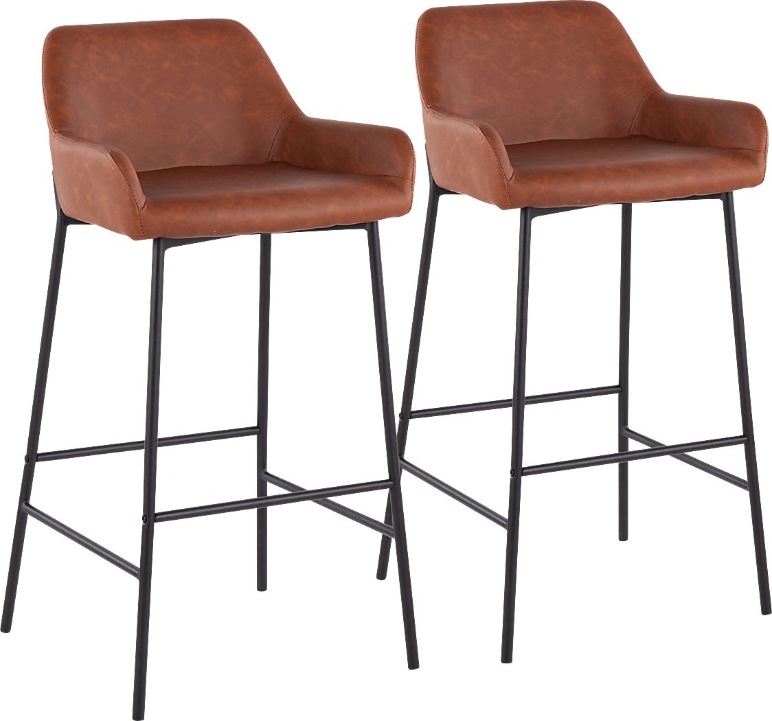 Rimcrest II Camel Barstool Set of 2