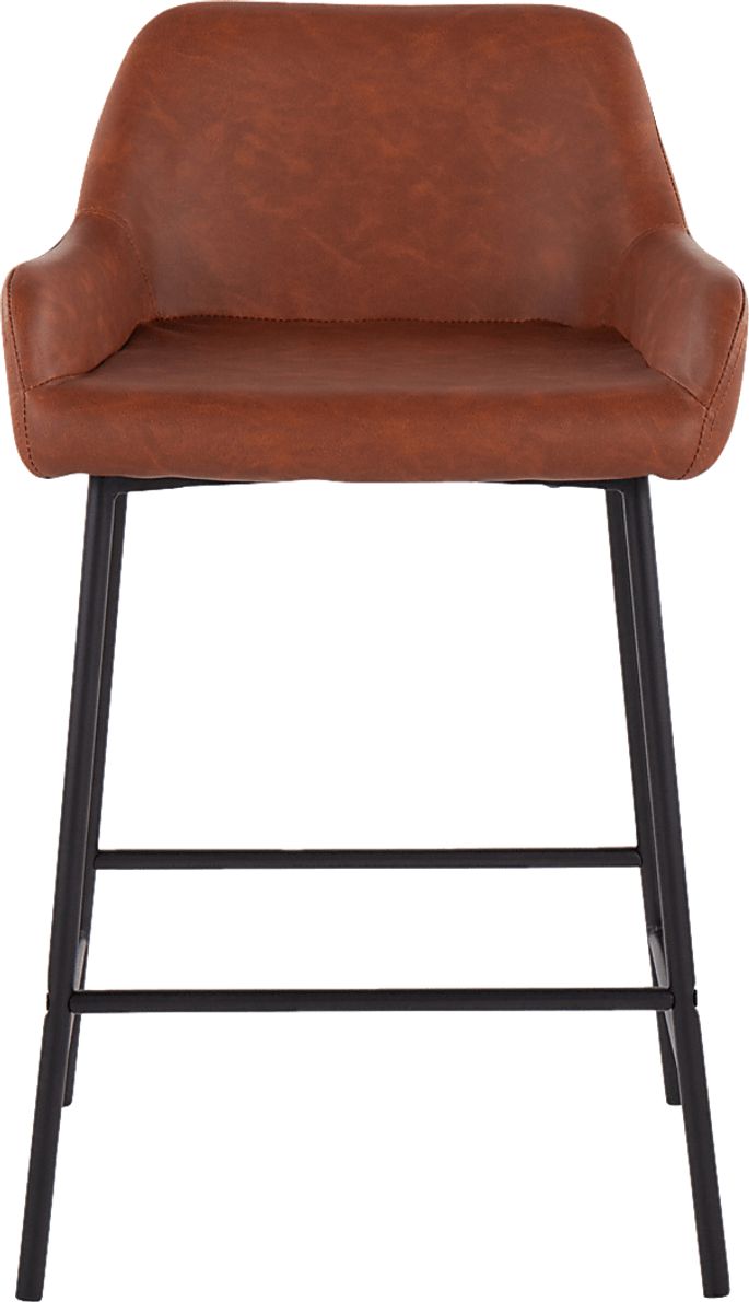 Rimcrest II Camel Counter Height Stool Set of 2