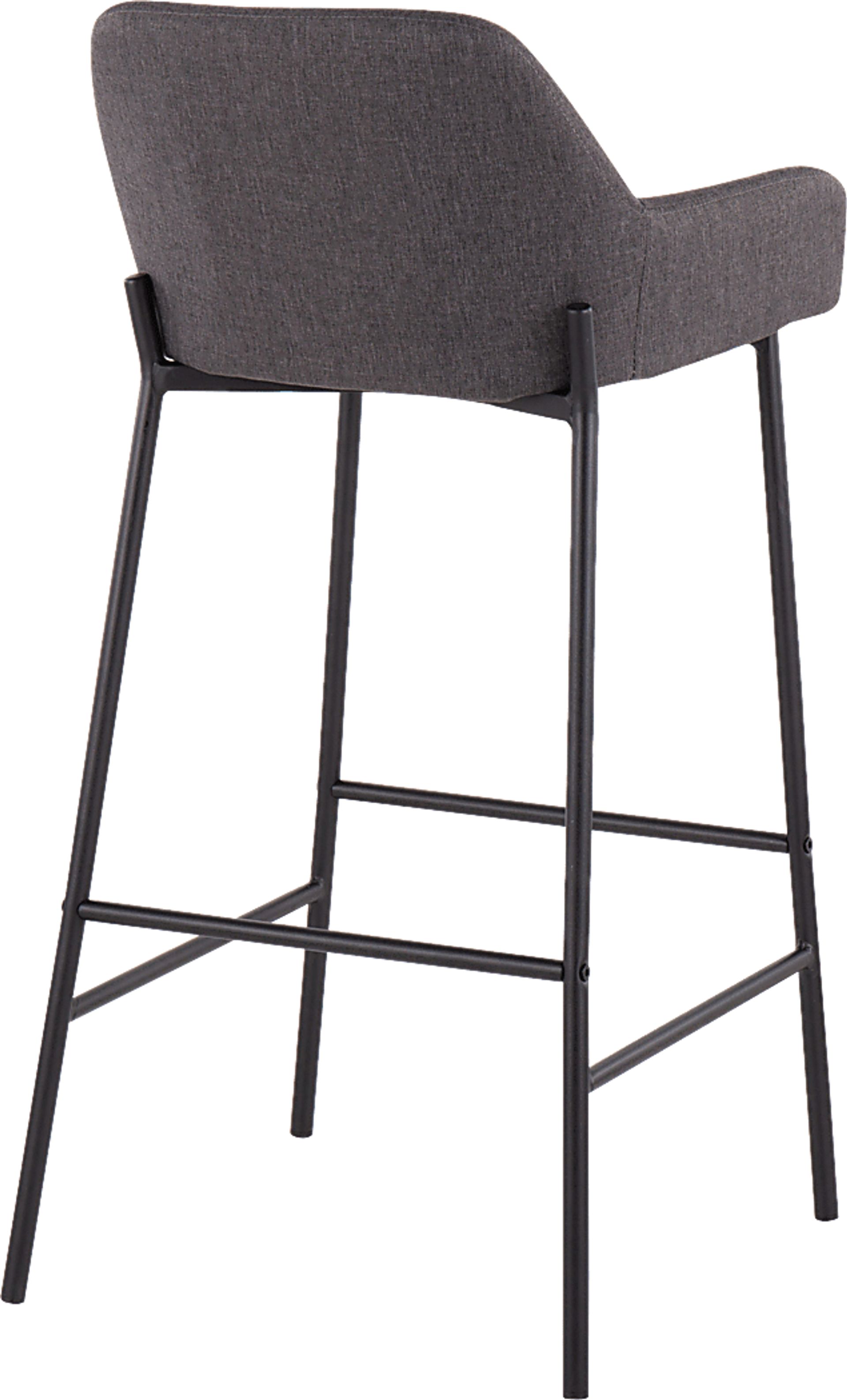 Rimcrest II Charcoal Barstool Set of 2 - Image 4