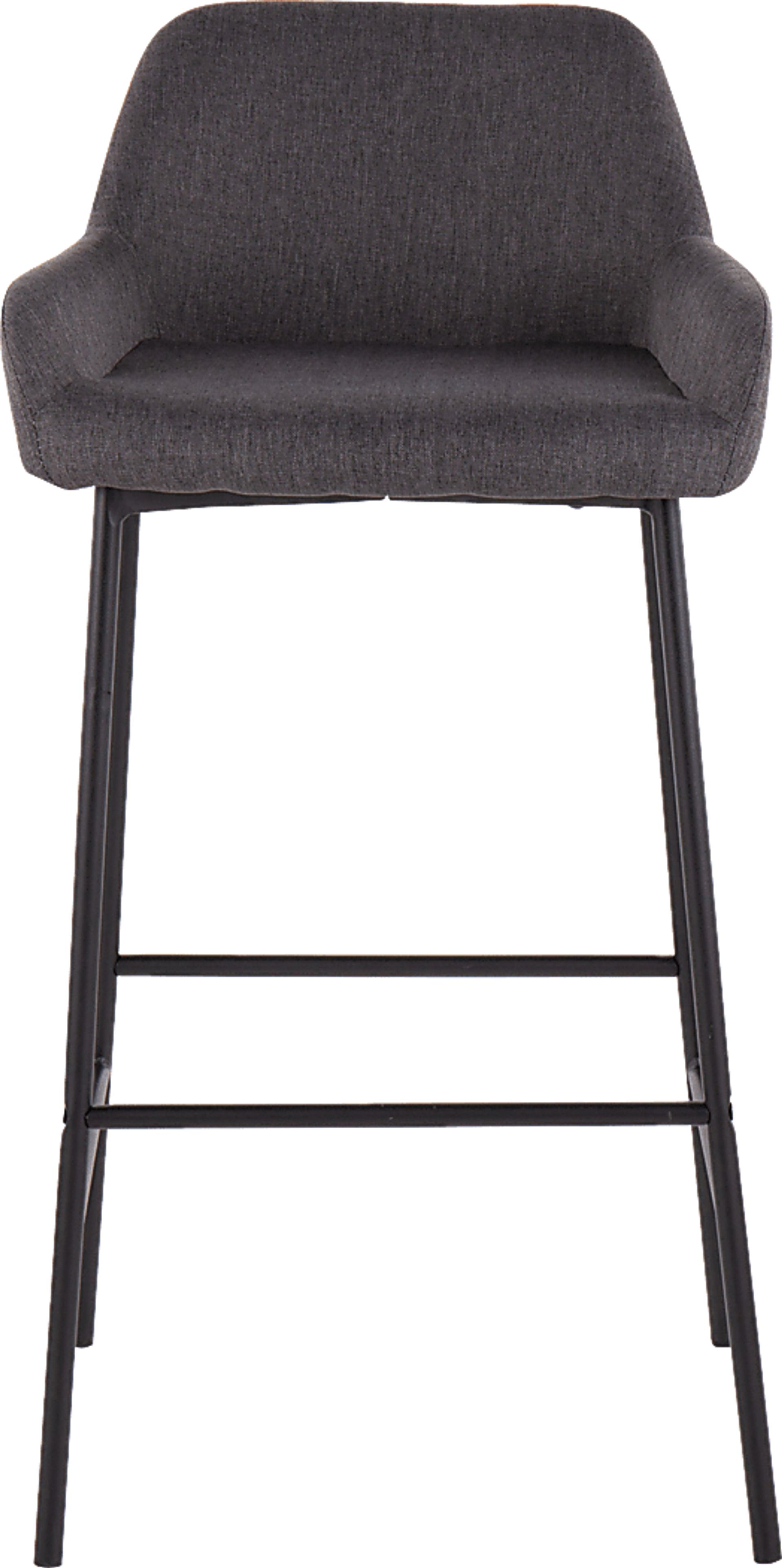 Rimcrest II Charcoal Barstool Set of 2 - Image 6