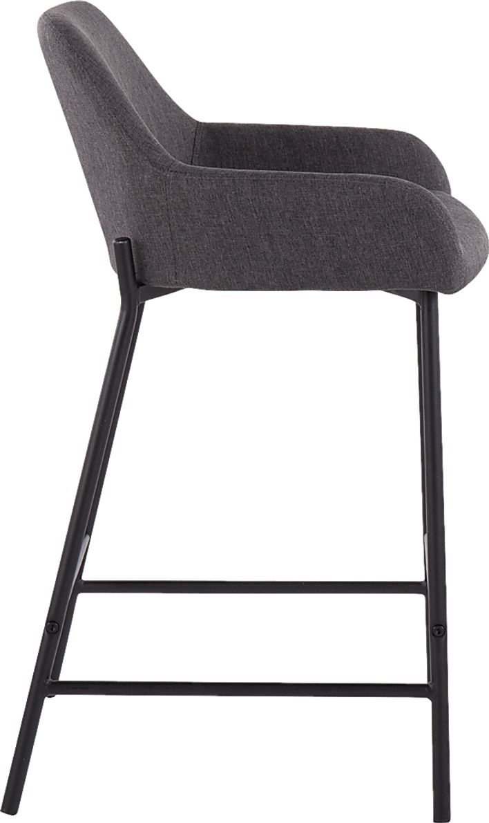 Rimcrest II Charcoal Counter Height Stool Set of 2