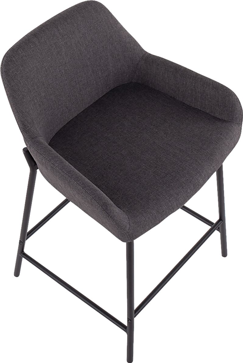 Rimcrest II Charcoal Counter Height Stool Set of 2