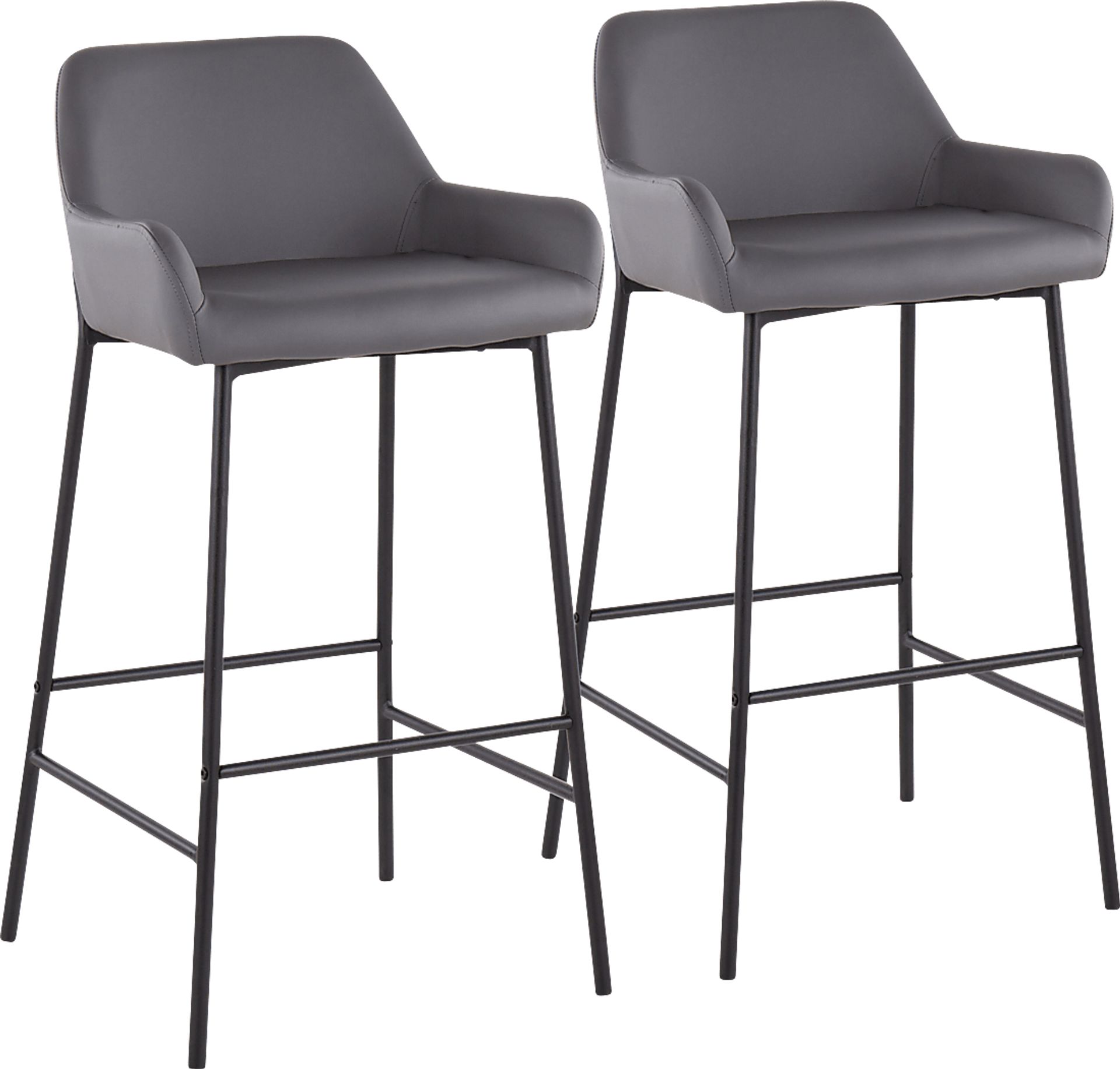Rimcrest II Gray Barstool Set of 2 - Image 1