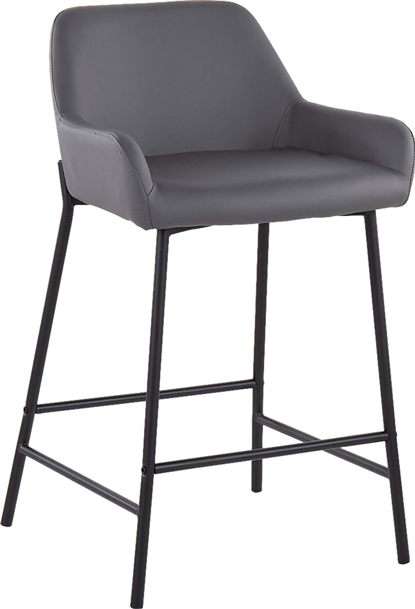 Rimcrest II Gray Counter Height Stool Set of 2