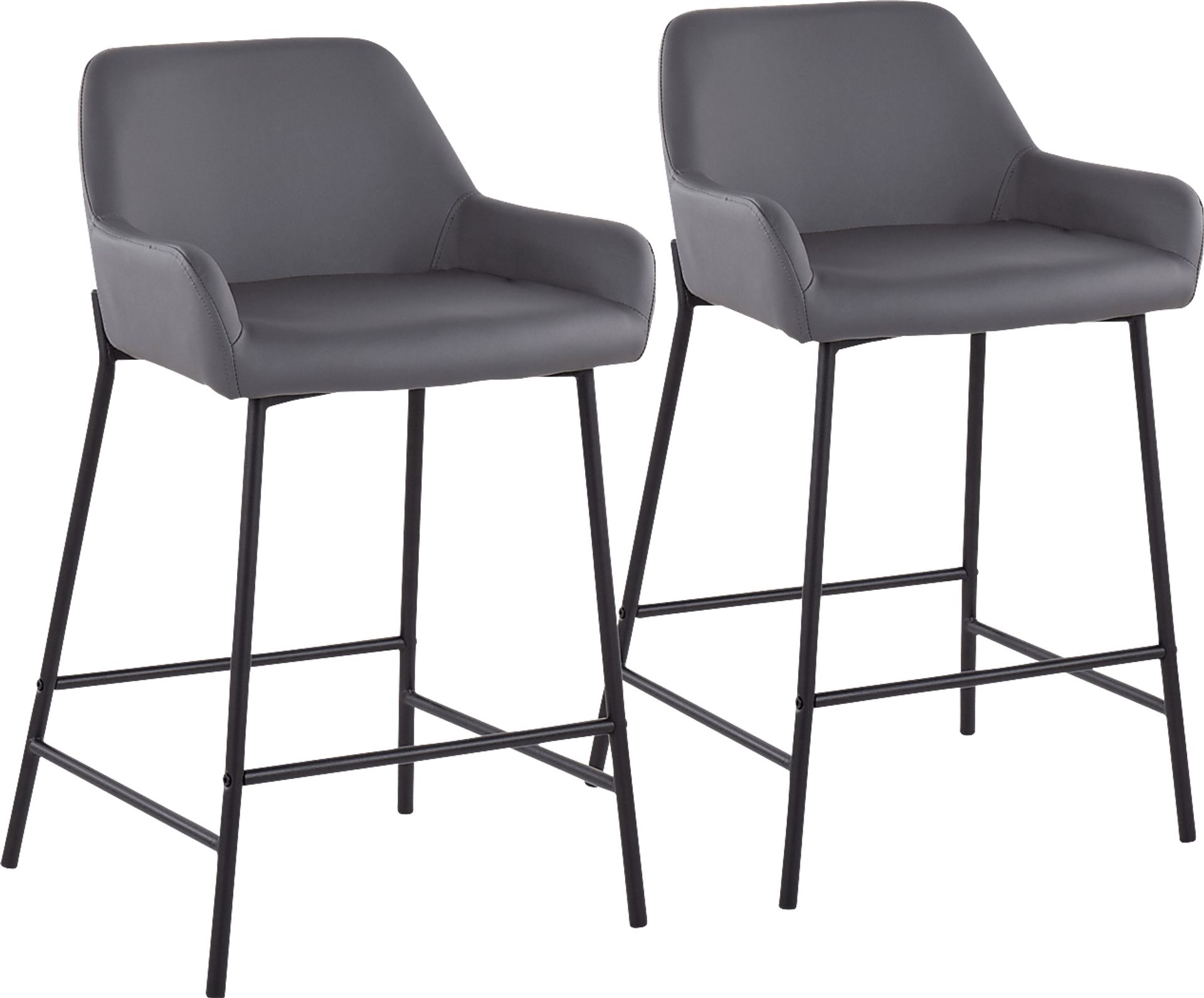 Rimcrest II Gray Counter Height Stool Set of 2 - Image 1