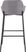 Rimcrest II Gray Fabric Barstool Set of 2