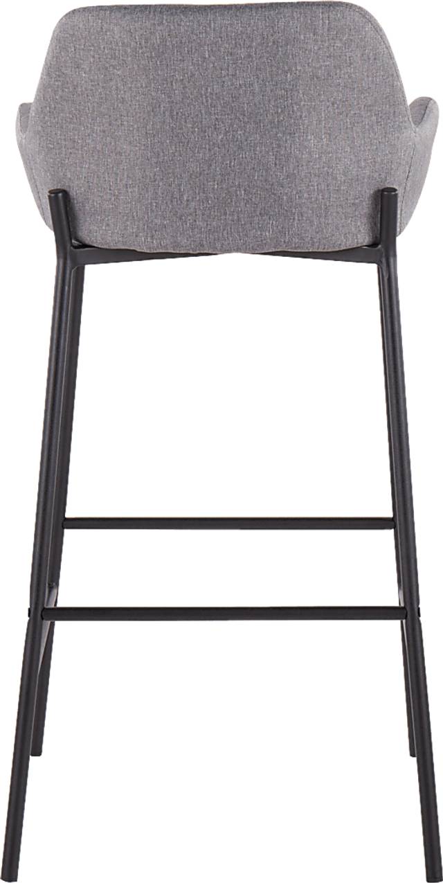 Rimcrest II Gray Fabric Barstool Set of 2 - Thumbnail - Image 5