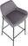 Rimcrest II Gray Fabric Barstool Set of 2