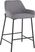 Rimcrest II Gray Fabric Counter Height Stool Set of 2