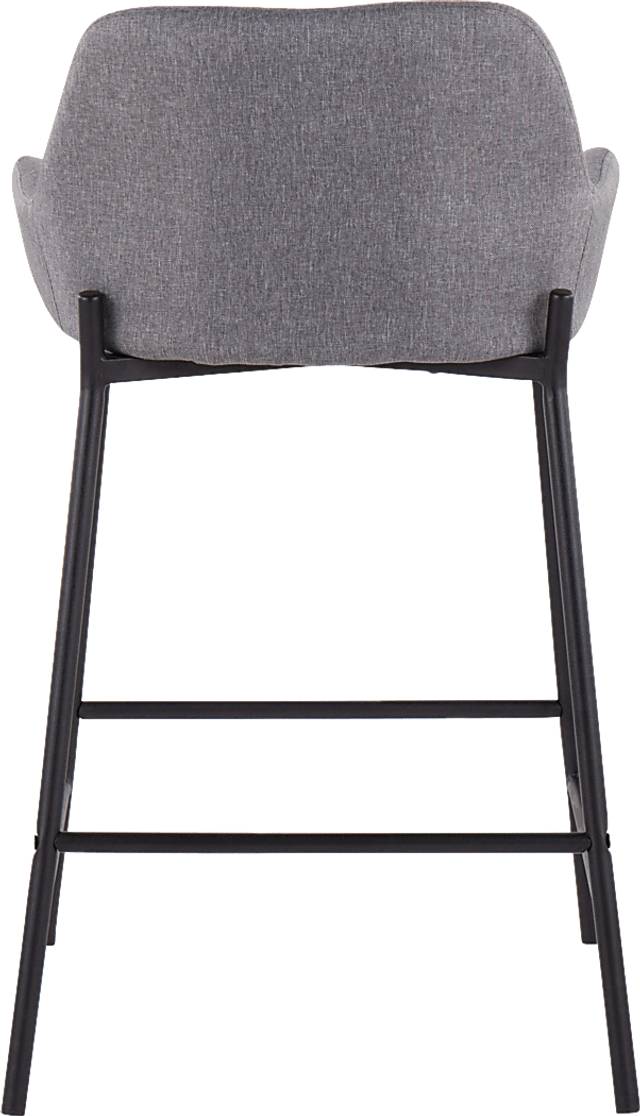 Rimcrest II Gray Fabric Counter Height Stool Set of 2 - Thumbnail - Image 5