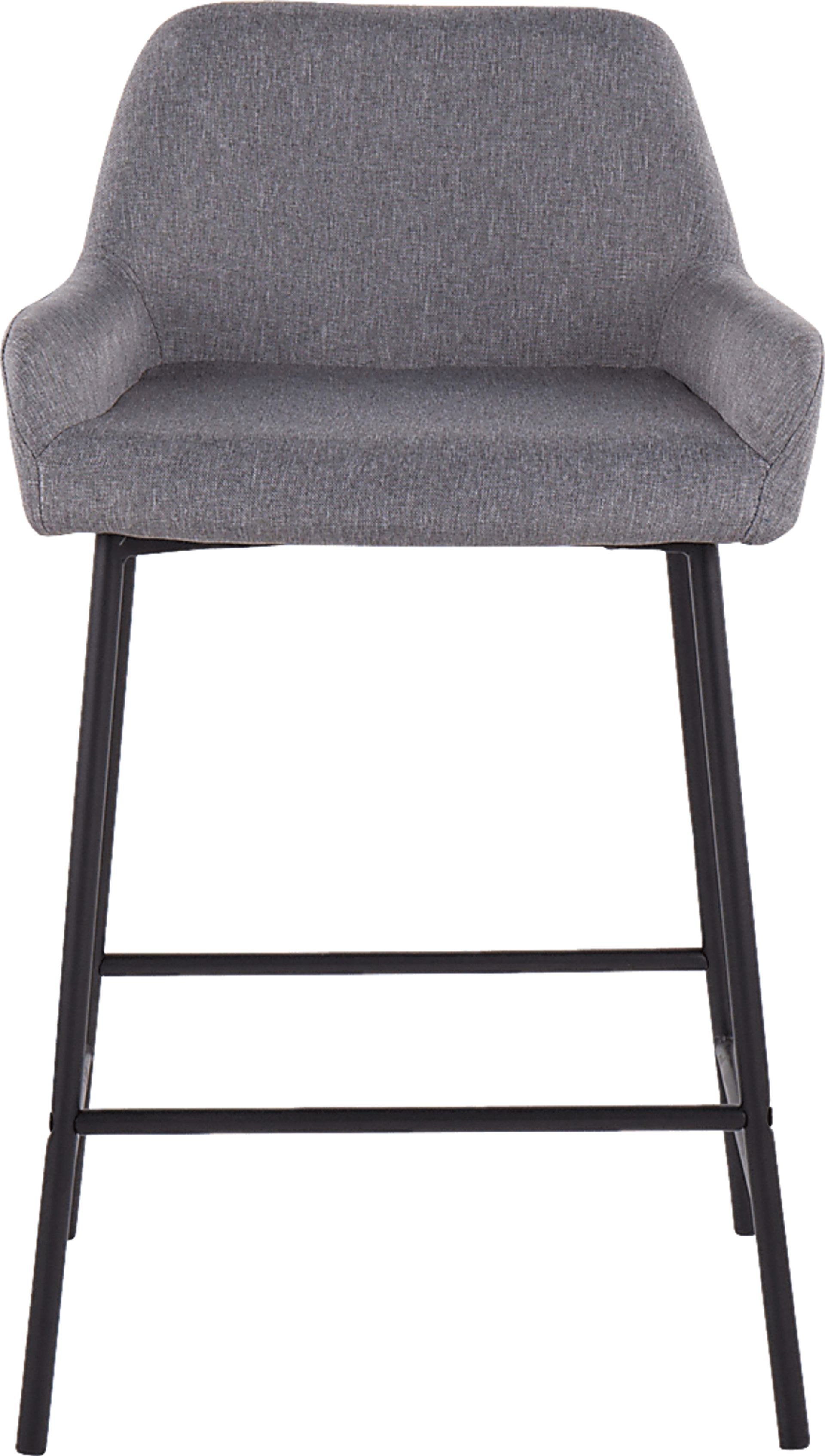 Rimcrest II Gray Fabric Counter Height Stool Set of 2 - Image 6