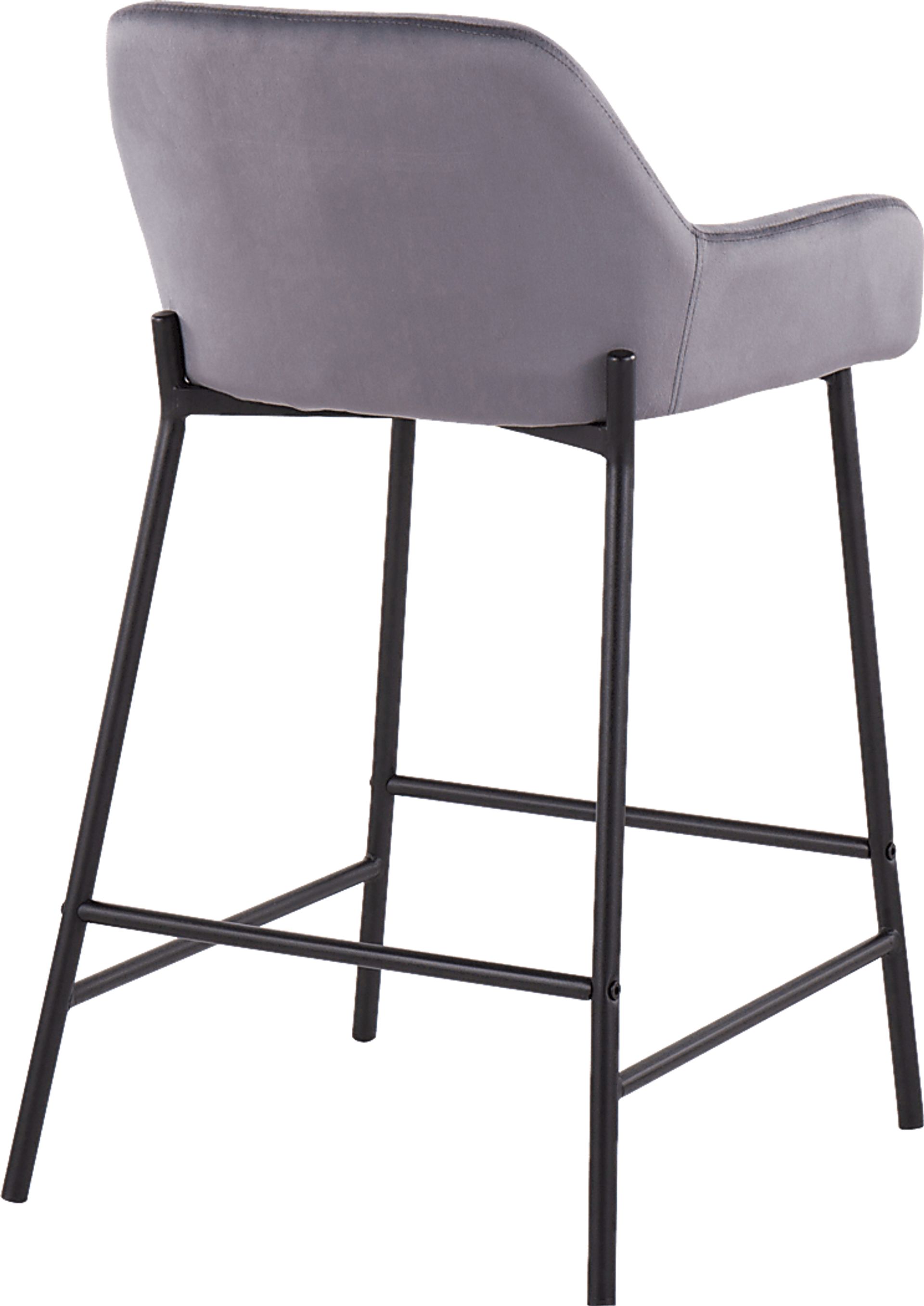 Rimcrest II Silver Counter Height Stool Set of 2 - Image 4