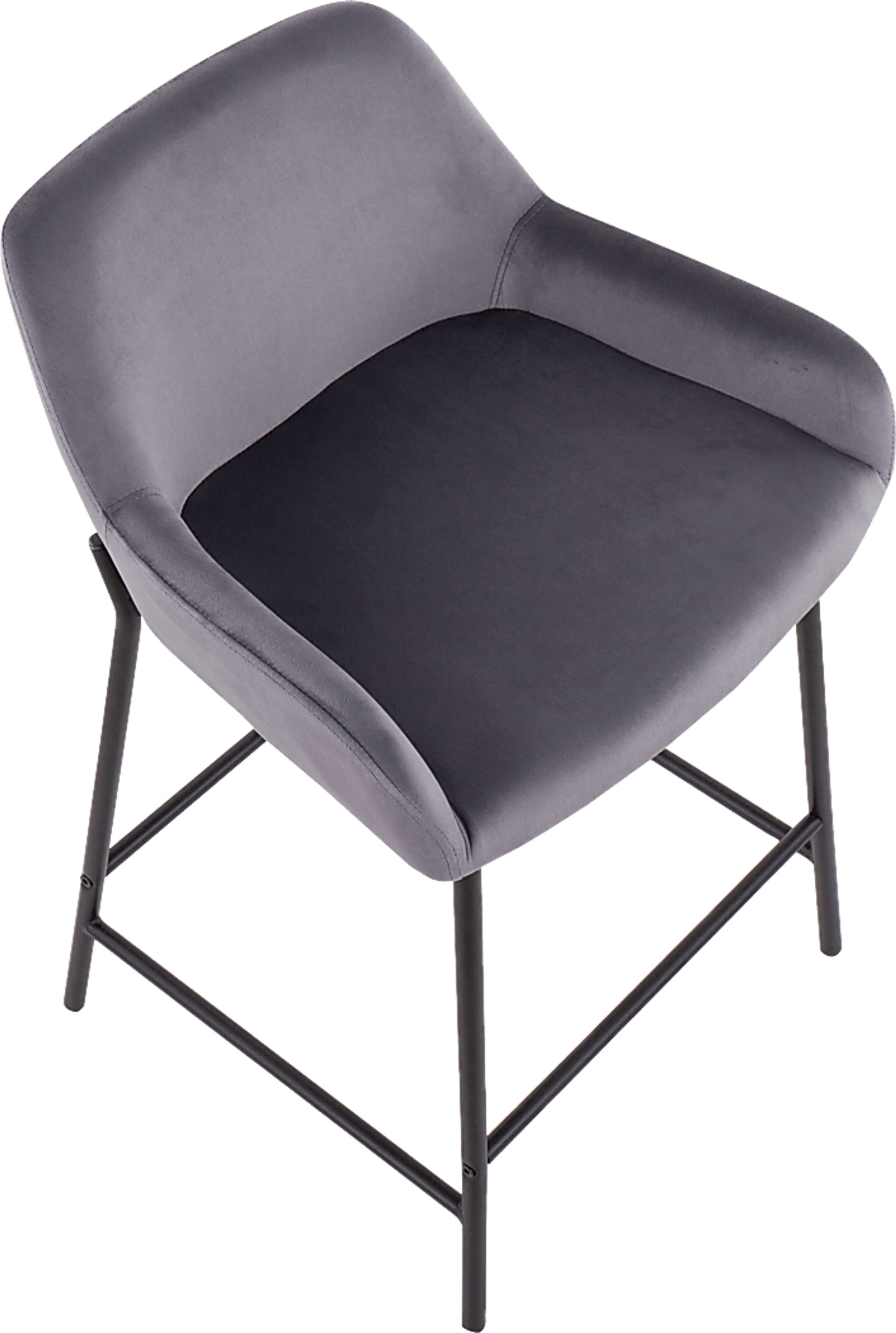 Rimcrest II Silver Counter Height Stool Set of 2 - Image 7