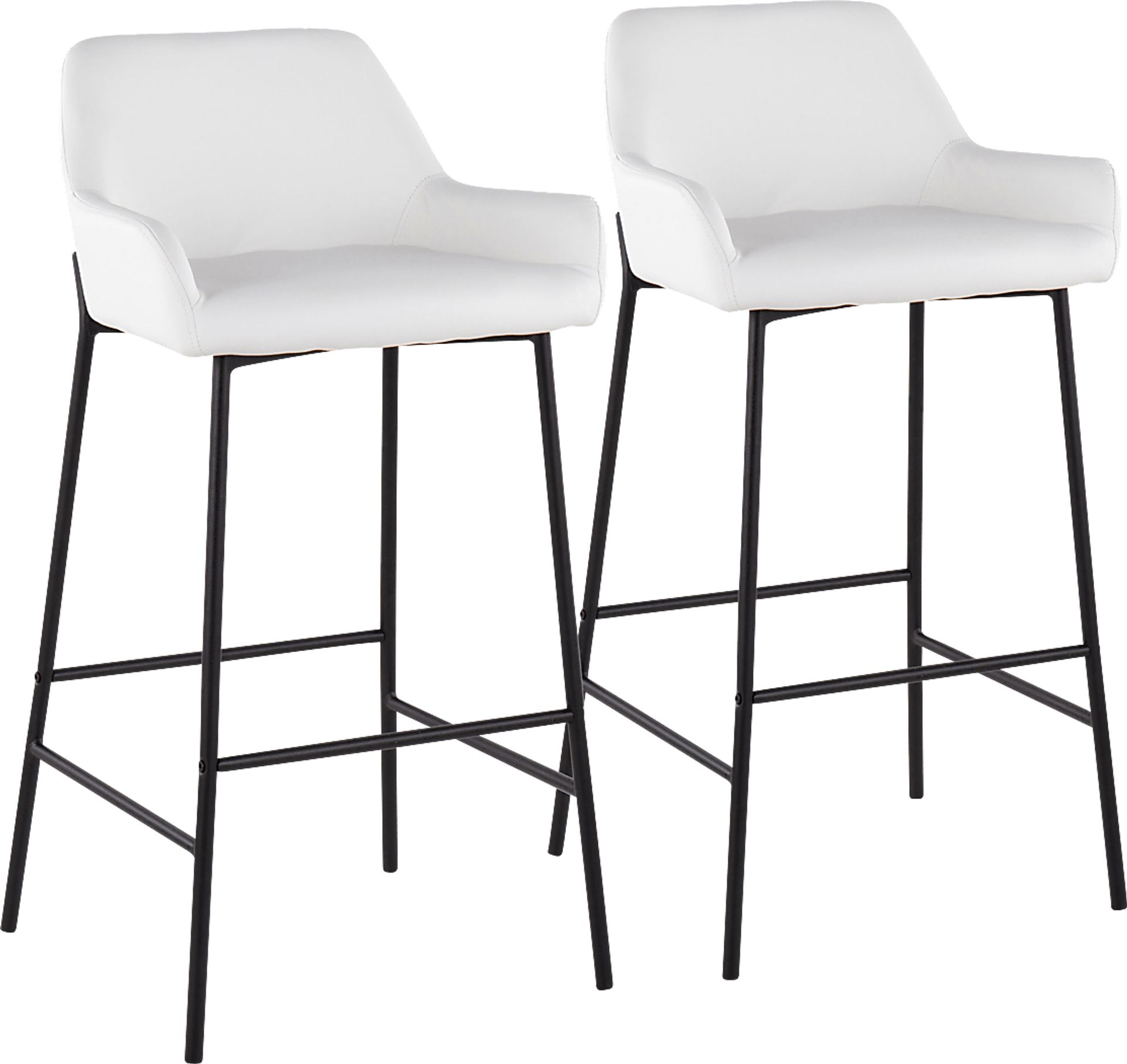 Rimcrest II White Barstool Set of 2 - Image 1