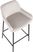 Rimcrest II White Velvet Barstool Set of 2